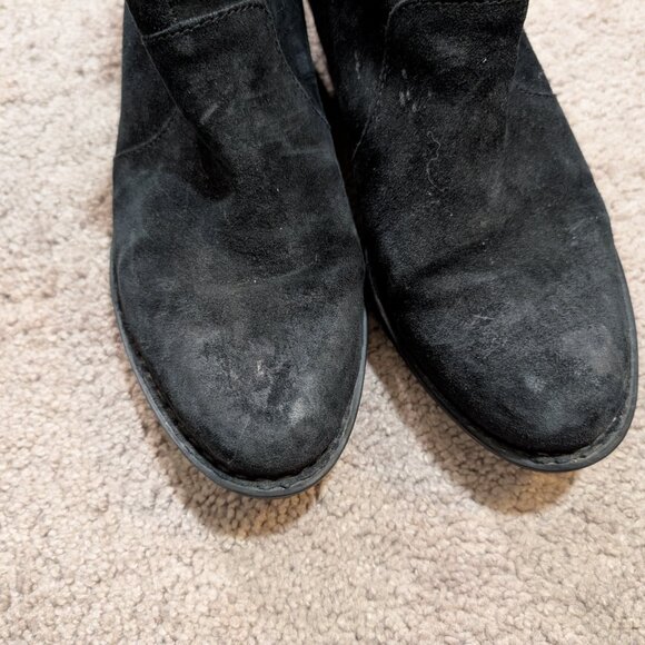 Born Black Suede Ankle Boots - Picture 10 of 10